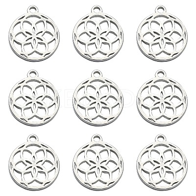 304 Stainless Steel Charms STAS-CJC0008-21P-1