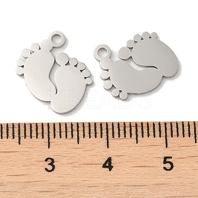 Non-Tarnish 304 Stainless Steel Charms STAS-J042-25P-1