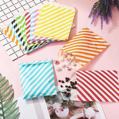 40Pcs 8 Colors Kraft Paper Bags CARB-TA0001-08-1