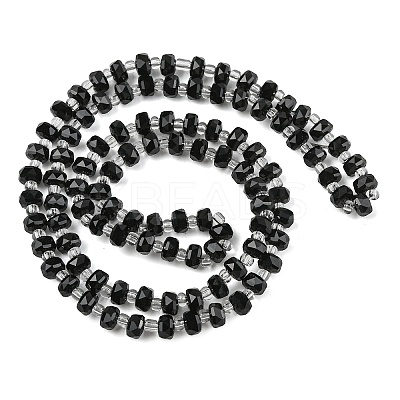Opaque Glass Beads Strands GLAA-P076-01C-07-1