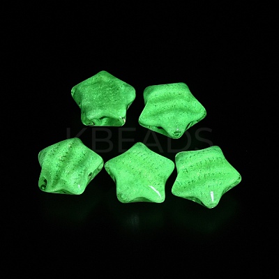 Luminous Transparent Resin Beads RESI-B039-17B-1