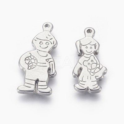 Tarnish Resistant 304 Stainless Steel Pendants X-STAS-E445-05-1
