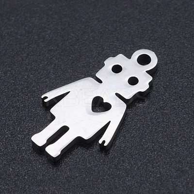 Non-Tarnish 201 Stainless Steel Laser Cut Pendants STAS-S105-T889-1-1