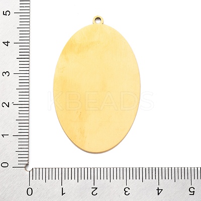 304 Stainless Steel Pendants STAS-M099-02G-1