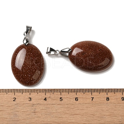 Synthetic Goldstone Pendants G-Z055-03P-24-1