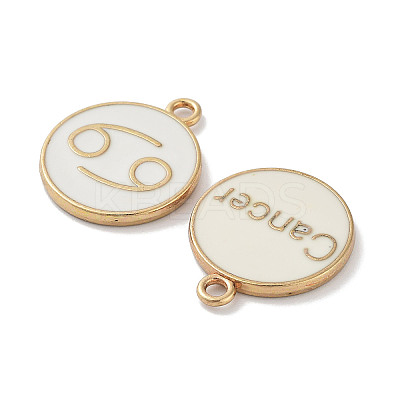 (Defective Closeout Sale: Yellowing) Alloy Enamel Pendants ENAM-XCP0001-38C-1