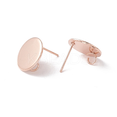 201 Stainless Steel Stud Earring Findings STAS-P308-11RG-1