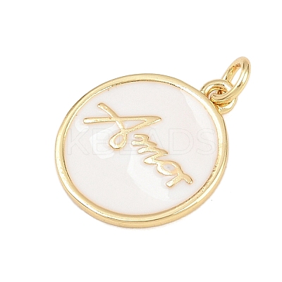 Brass Enamel Pendants KK-L251-02G-B04-1