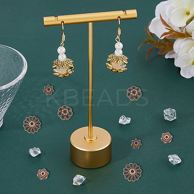 320pcs 4 styles Tibetan Style Alloy Caps FIND-DC0003-94-1