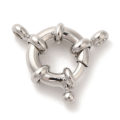 Rack Plating Brass Spring Ring Clasps KK-L220-051A-P-1