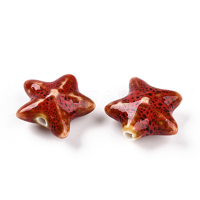 Handmade Porcelain Beads PORC-N008-09B-1
