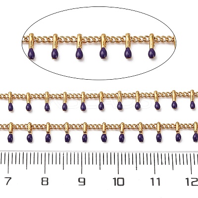 304 Stainless Steel Curb Chains STAS-R100-09A-08-1