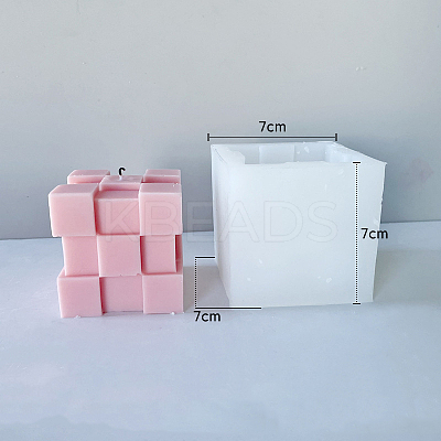 DIY Luban Lock Puzzle Candle Food Grade Silicone Molds CAND-PW0008-29L-1