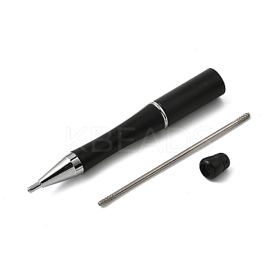 ABS Plastic Nail Art Rhinestones Pickers Beadable Pens AJEW-C040-03G-1