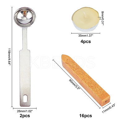 DIY Retro Vintage Wax Seal Making Kits DIY-CP0001-85-01-1
