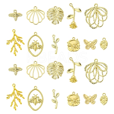 22Pcs 11 Styles Alloy Pendants FIND-FS0003-13-1