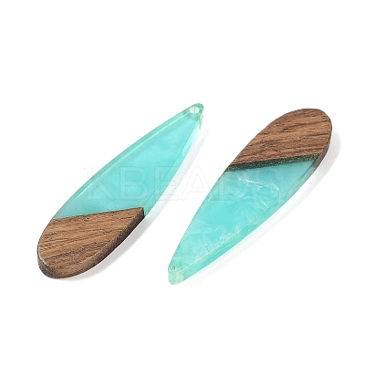 Resin & Wood Big Pendants WOOD-F015-08A-1
