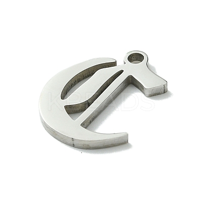 Non-Tarnish 201 Stainless Steel Pendants STAS-B055-01P-C-1