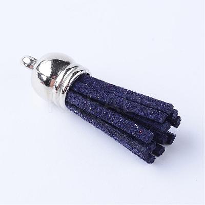 Faux Suede Tassel Pendant Decorations FIND-T002-A04-1