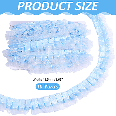 1Pc Polyester Ruffled Trimming DIY-ME0003-35B-1