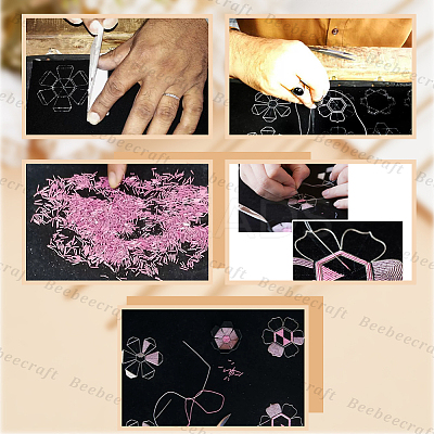 5Pcs Rack Plating Copper French Wire KK-BBC0013-59B-1