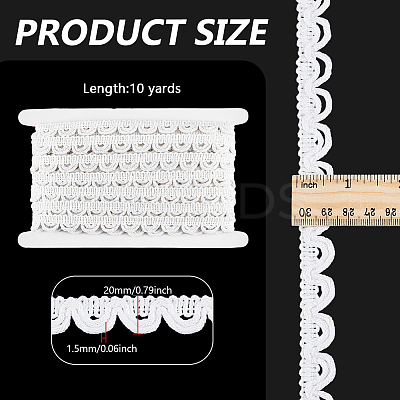 10 Yards Cotton Lace Trim OCOR-PH0007-18B-02-1