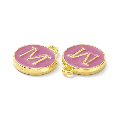 Golden Plated Alloy Enamel Charms ENAM-XCP0001-13M-1