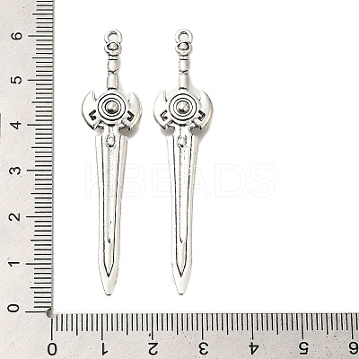 Tibetan Style Alloy Big Pendants FIND-G078-32B-AS-1