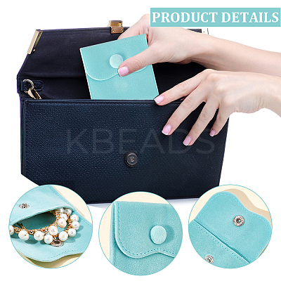 10Pcs Velvet Jewelry Pouches AJEW-NB0005-66E-1
