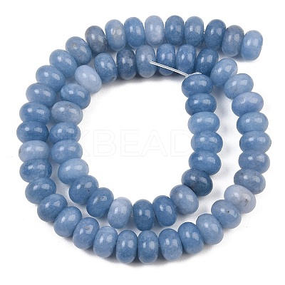 Dyed Natural White Jade Beads Strands G-G107-A39-01-1