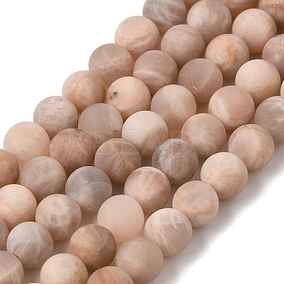 Natural Sunstone Beads Strands G-J372-05-4mm-A-1