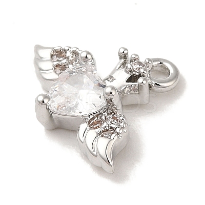 Brass Micro Pave Cubic Zirconia Pendants LS-KK-K371-20P-1