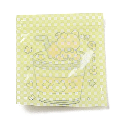 Square Plastic Packaging Resealable Bags OPP-K001-04E-1