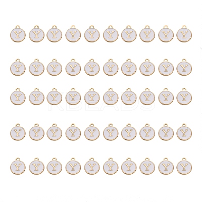 Golden Plated Alloy Charms ENAM-SZ0001-25A-Y-1