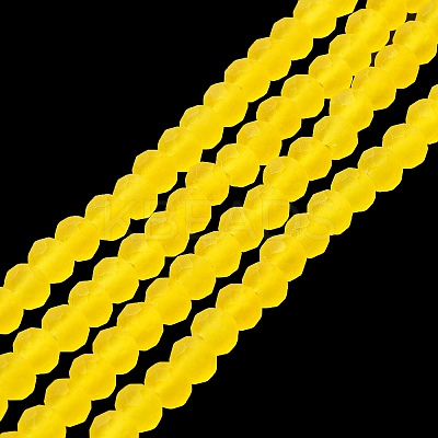 Transparent Glass Beads Strands LS-EGLA-A034-T8mm-MD17-1
