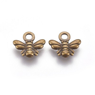 Tibetan Style Alloy Charms A-TIBEP-A123292-AB-FF-1