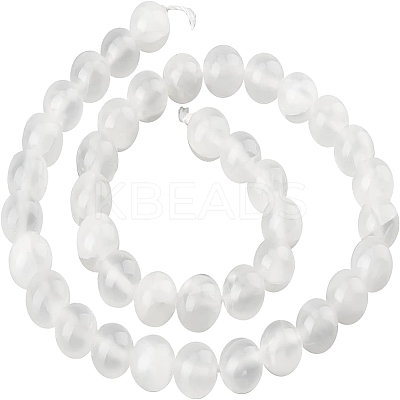 1 Strand Natural Selenite Beads Strands G-CA0001-78D-1