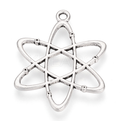 Tibetan Style Alloy Pendants TIBE-S309-13AS-NR-1