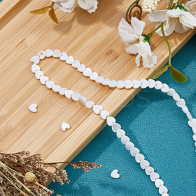 2 Strands Natural Freshwater Shell Beads Strands SHEL-HS0001-13-1