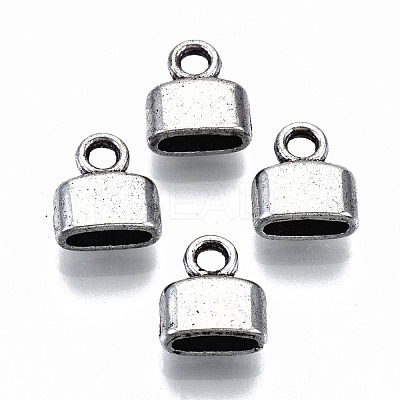 Tibetan Style Alloy Metal Cord Ends TIBE-N011-030AS-RS-1
