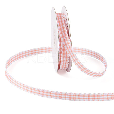 10 Yards Flat Polycotton(Polyester Cotton) Ribbon OCOR-TAC0030-01D-1