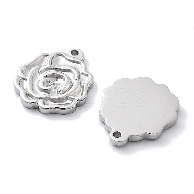 Anti-Tarnish 304 Stainless Steel Pendants STAS-R130-17P-1