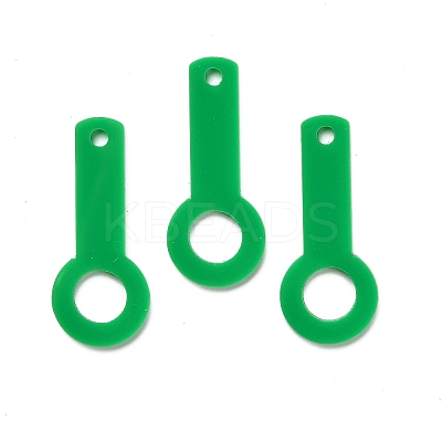 Acrylic Blank Tumbler Straw Charm Holder AJEW-XCP0002-97-1