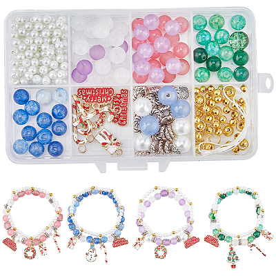 DIY Christmas Bracelet Making Kit DIY-SC0022-58-1