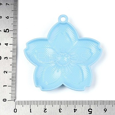 Spray Painted Alloy Big Pendants PALLOY-T092-81C-1