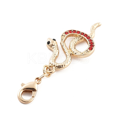 Alloy Rhinestone Pendant Decoration LS-HJEW-P021-01H-G-1