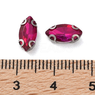 Horse Eye Sew on Rhinestone RGLA-L028-08D-05-1