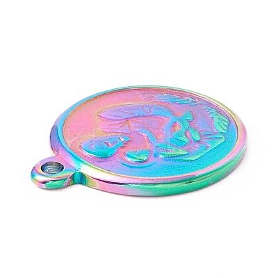Ion Plating(IP) 304 Stainless Steel Pendants STAS-C049-31M-1