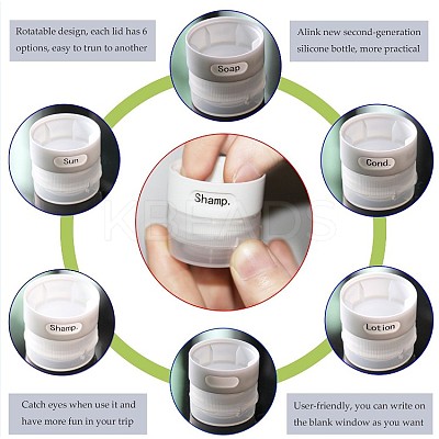 Creative Portable Silicone Points Bottling LS-MRMJ-WH0006-F04-37ml-1