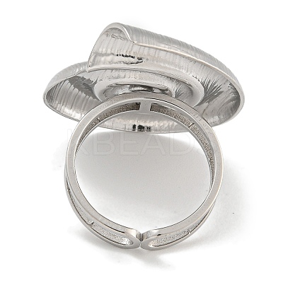 304 Stainless Steel Ring for Women RJEW-U014-03P-1